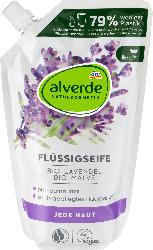 alverde NATURKOSMETIK Flüssigseife Bio-Lavendel & Bio-Malve