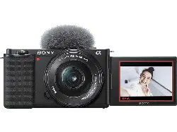 Sony Alpha ZV-E10L APS-C spiegellose Vlog-Kamera mit Wechselobjektiv und 16-50 mm f/3.5-5.6 Power Zoom Kit-Objektiv; Systemkamera