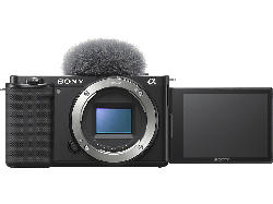 Sony Alpha ZV-E10 APS-C spiegellose Wechselobjektiv-Vlog-Kamera (Schwenkbarer Bildschirm für Vlogging, 4K Video, Real-Time Augen Autofokus); Systemkamera