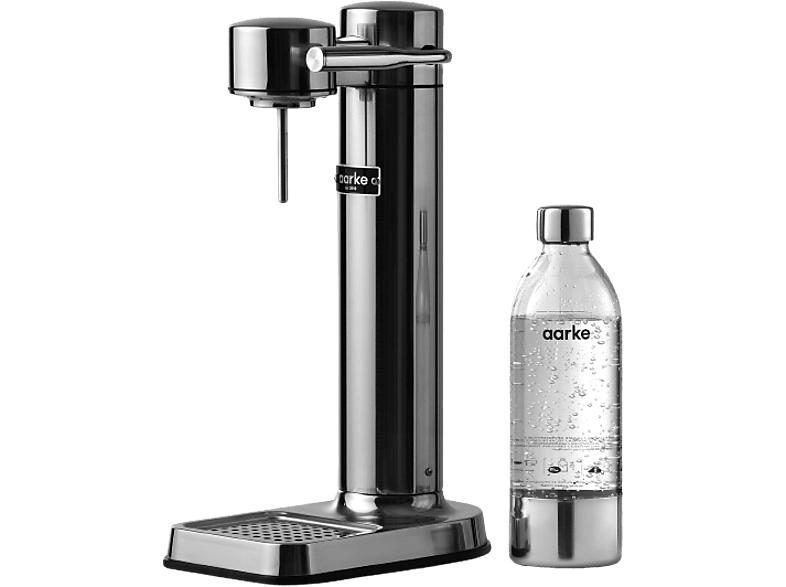 Aarke AAC3 Carbonator III Wassersprudler mit 1 Flasche, CO² Zylinder inklusive: Nein , Steel