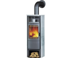 Kaminofen Hark Opera-B Grande Speckstein 5 kW mit Holzfach und Wärmefach