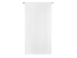 Vitrage AMÉO 80x160cm passe tringle transparent blanc