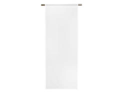 Vitrage LIM-HOME 45x120cm passe tringle transparent blanc