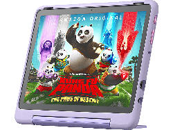 Amazon Fire HD 10 Kids Pro (2023), Tablet, 32 GB, Zoll, Schwarz, mitgelieferte Hülle im Happy Day Design