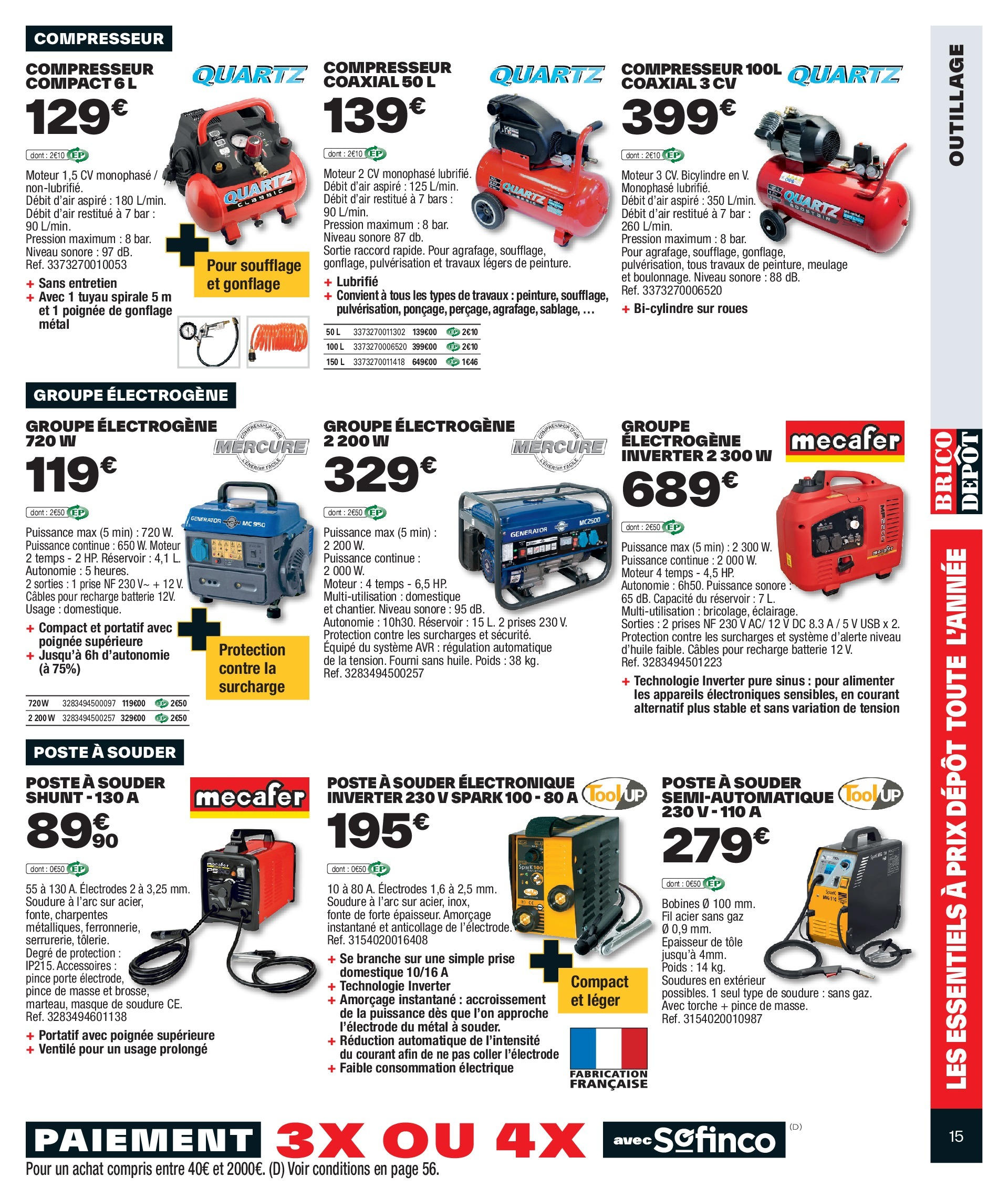 Brico Dépôt catalogue à partir du 17/11/2023 - promo en ligne | Page: 15 | Produits: Prise, Batterie, Prises, Tuyau Brico Dépôt catalogue à partir du 17/11/2023 - promo en ligne | Page: 15 | Produits: Prise, Batterie, Prises, Tuyau