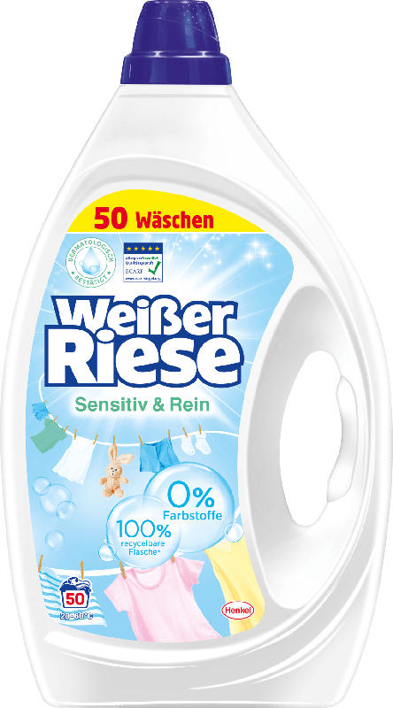 Weißer Riese Sensitive & Rein Waschmittel