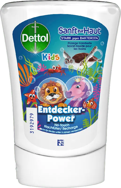 Dettol Fl&uuml;ssige Handseife No-Touch Nachf&uuml;ller Kids - Entdecker-Power
