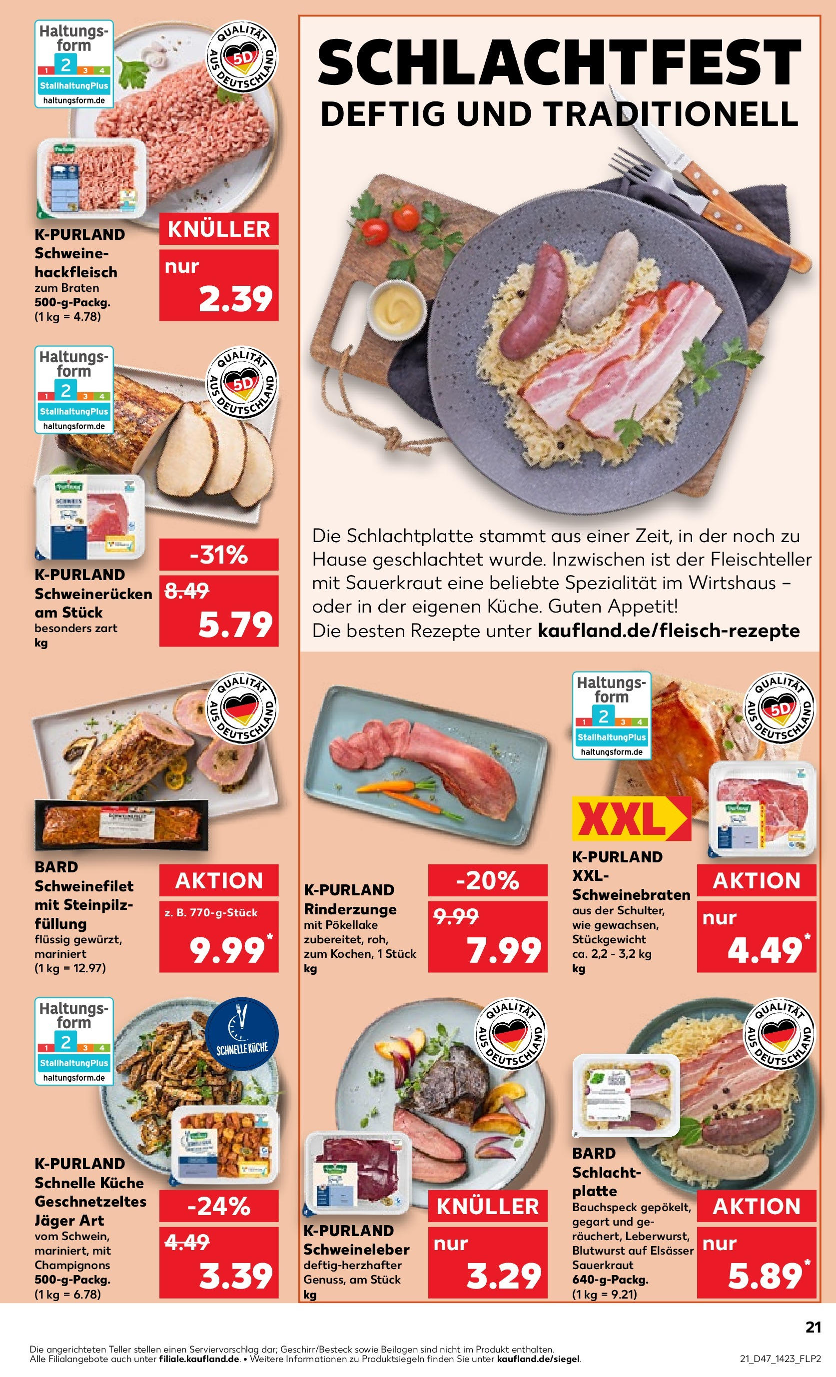 Kaufland - Nordrhein - Westfalen (ab 23.11.2023) » Angebote Online zum Blättern | Seite: 21 | Produkte: Dill, Gewicht