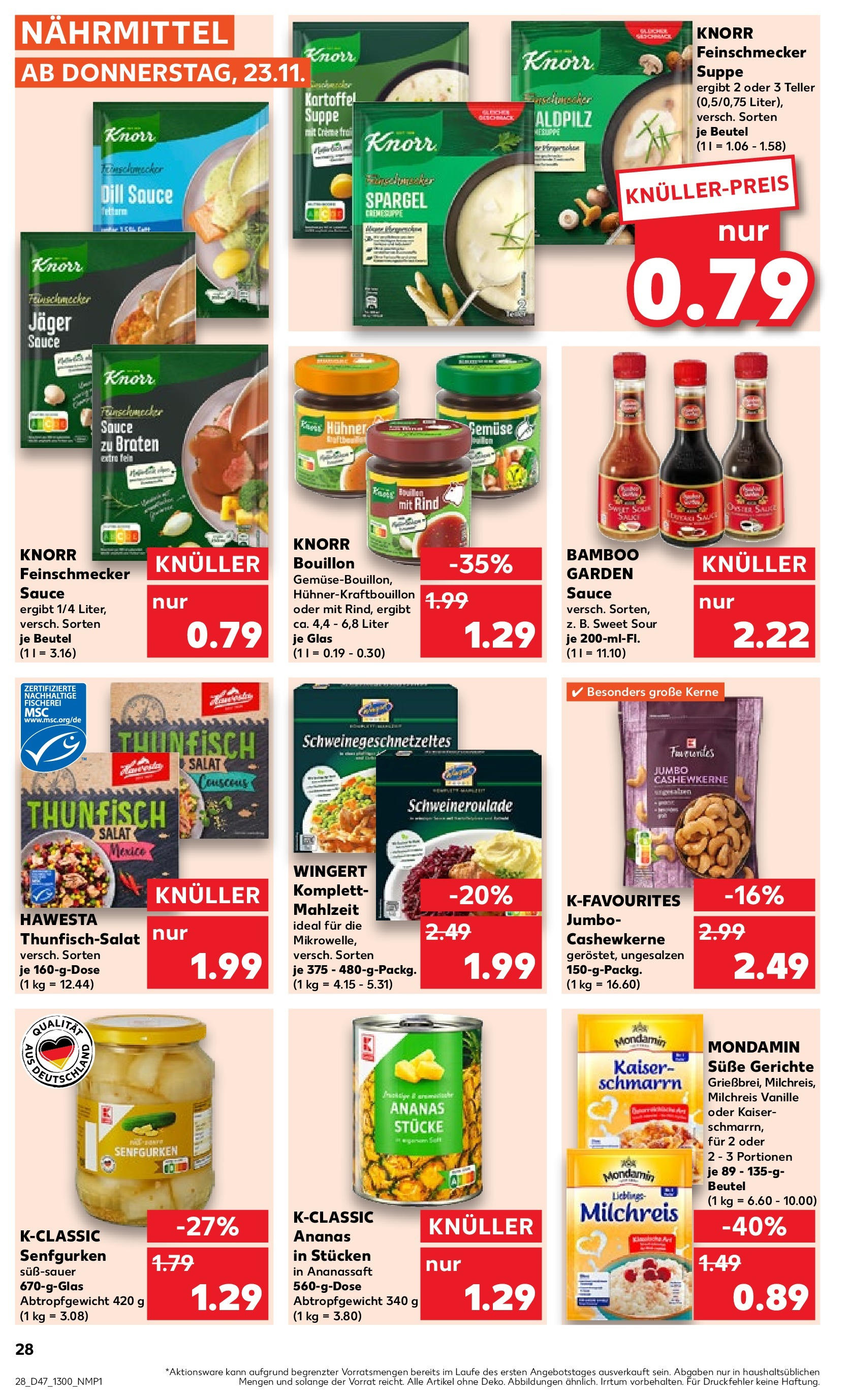 Kaufland - Nordrhein - Westfalen (ab 23.11.2023) » Angebote Online zum Blättern | Seite: 28 | Produkte: Ananas, Gemüse, Dill, Creme