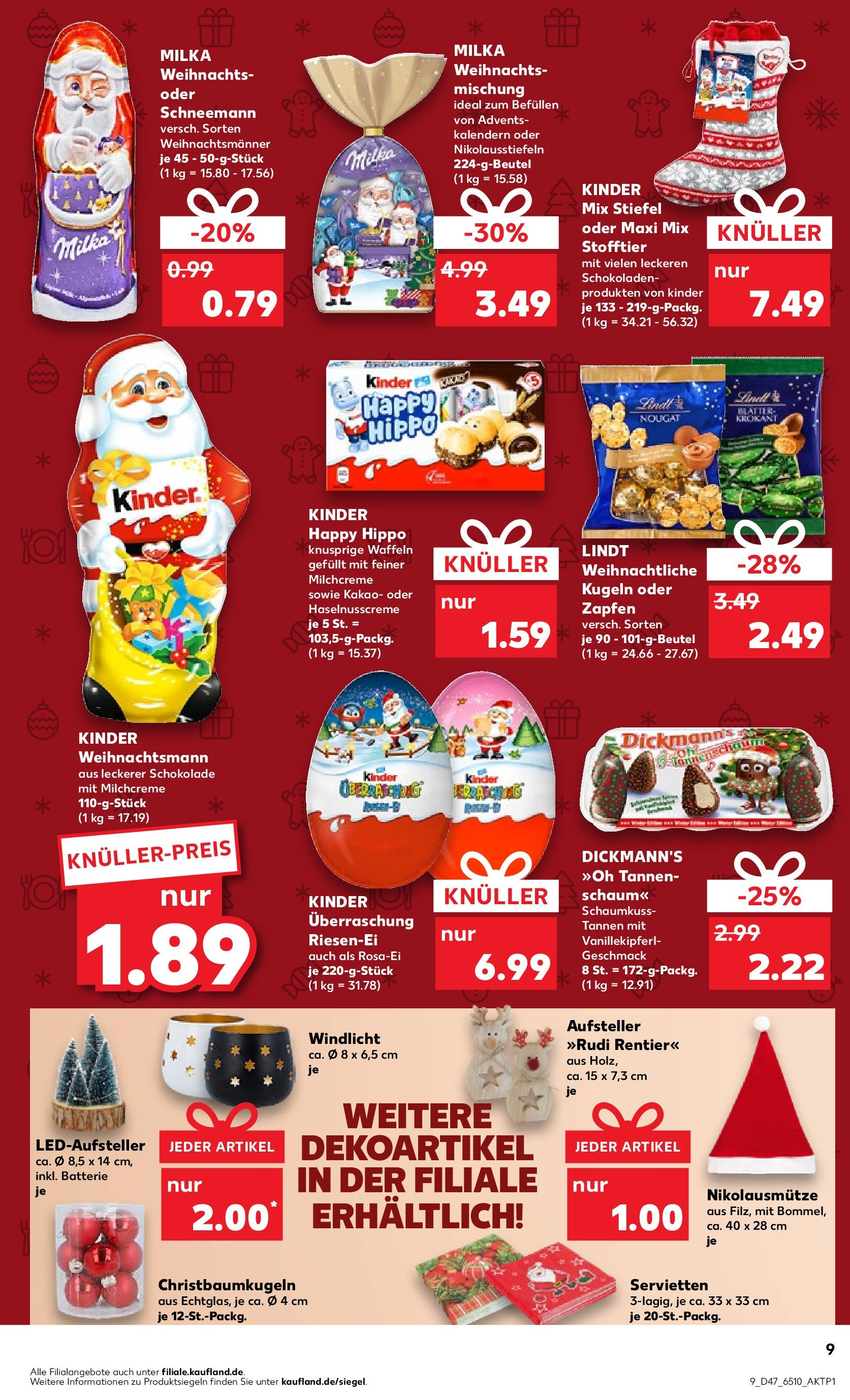 Kaufland - Rheinland-Pfalz (ab 23.11.2023) » Angebote Online zum Blättern | Seite: 9 | Produkte: Batterie, Stiefel, Waffeln, Schokolade