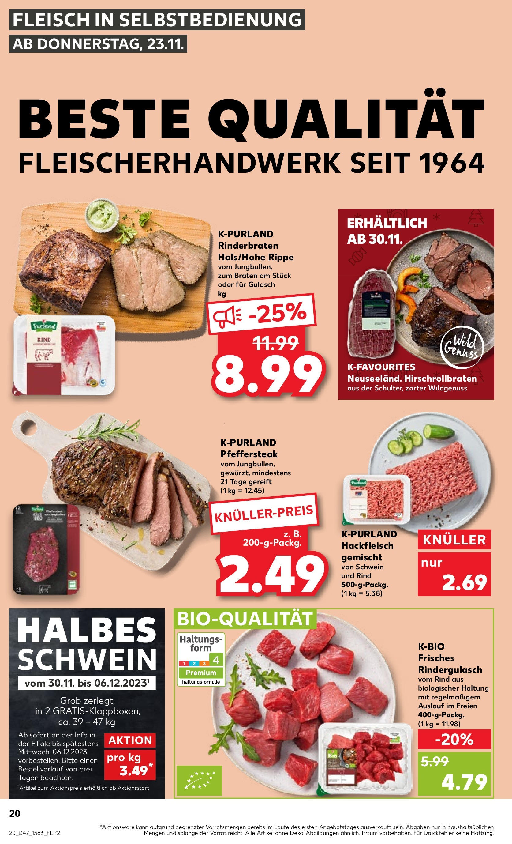 Kaufland - Schleswig-Holstein (ab 23.11.2023) » Angebote Online zum Blättern | Seite: 20