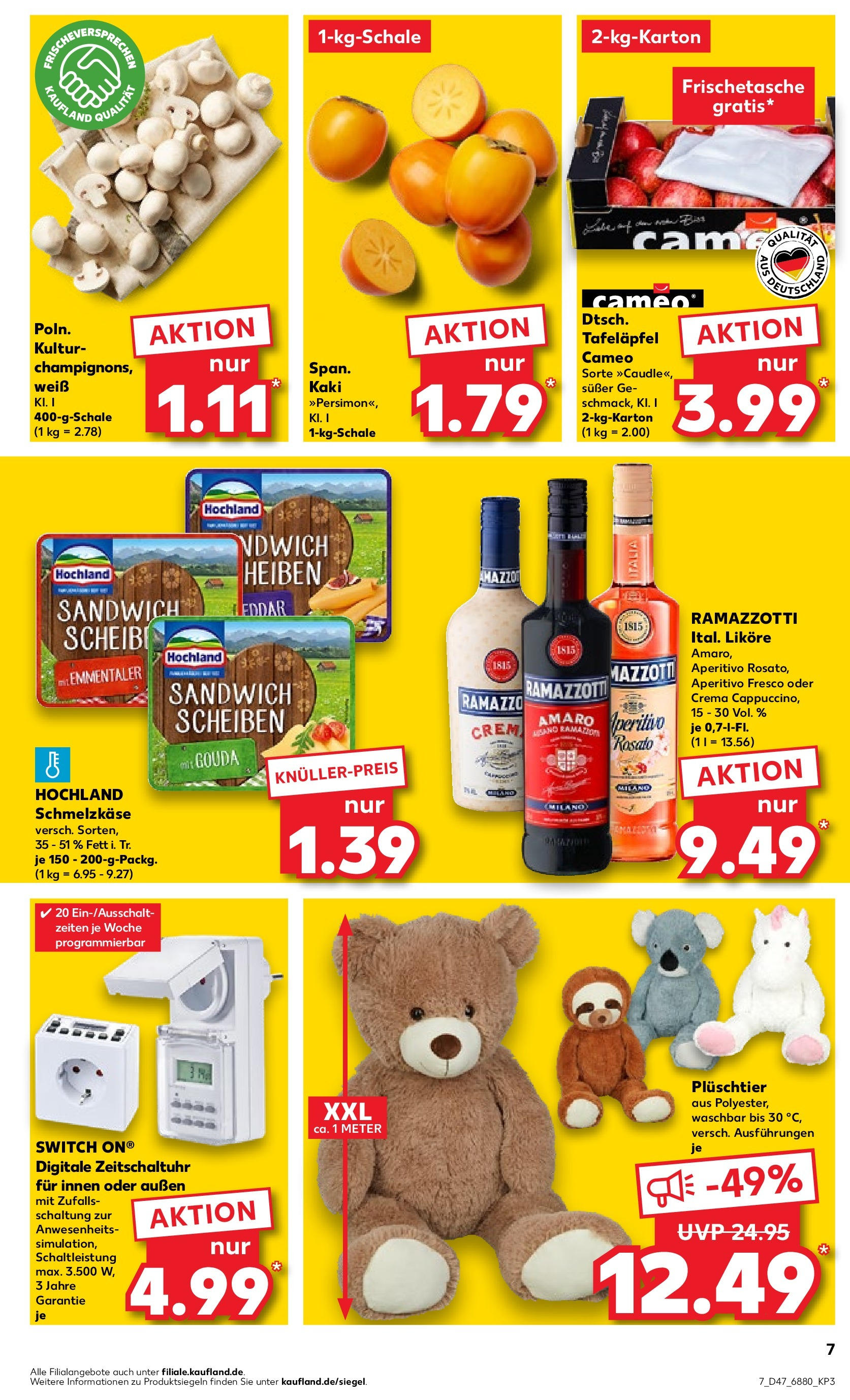 Kaufland - Saarland (ab 23.11.2023) » Angebote Online zum Blättern | Seite: 7 | Produkte: Kaki, Gouda