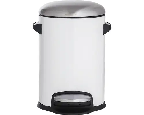 Treteimer Sealskin Cosmic 3 l weiß edelstahl glänzend gebürstet