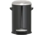 Hornbach Treteimer Sealskin Cosmic 3 l schwarz edelstahl glänzend gebürstet
