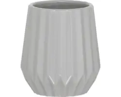 Zahnputzbecher Sealskin Arte hellgrau matt