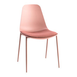 Chaise FINNLAND, matière synthétique, fuchsia