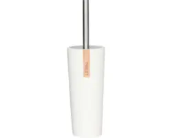 WC-Bürstengarnitur Sealskin Pierra weiß matt