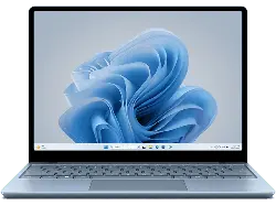 Microsoft Surface Laptop Go 3, 12.4 Zoll, Intel® Core™ i5-1235U, 8 GB RAM, 256 SSD, Windows 11 Home (64 Bit), Iris® Xe, Eisblau
