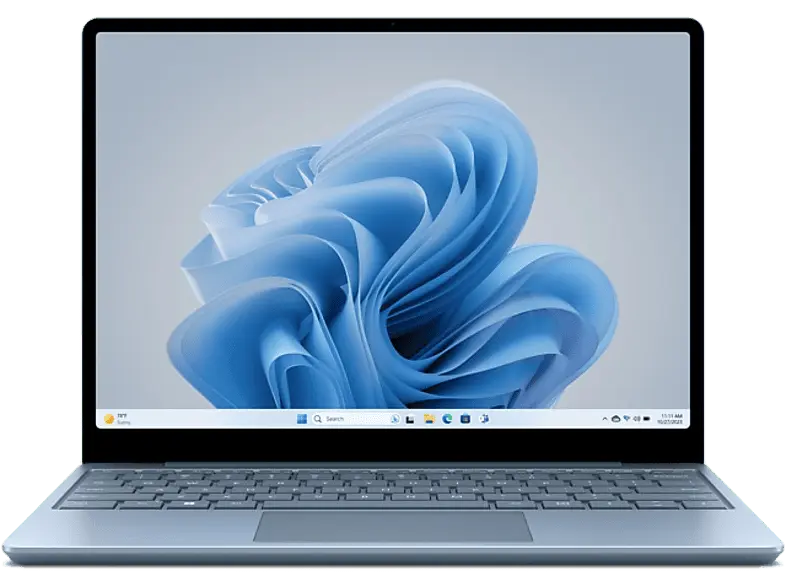 Microsoft Surface Laptop Go 3, 12.4 Zoll, Intel® Core™ i5-1235U, 8 GB RAM, 256 SSD, Windows 11 Home (64 Bit), Iris® Xe, Eisblau
