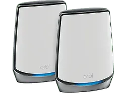 NETGEar WLAN Router Orbi Wi-Fi 6 AX6000 RBK852 und Satellit, 2er-Set (RBK852-100EUS)