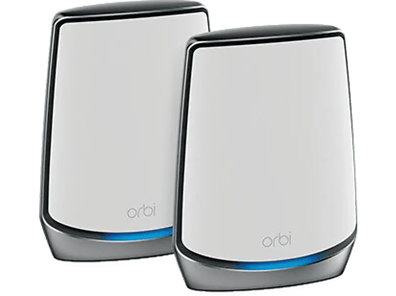 NETGEar WLAN Router Orbi Wi-Fi 6 AX6000 RBK852 und Satellit, 2er-Set (RBK852-100EUS)