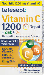 tetesept Vitamin C 1200 Depot-Tabletten