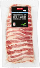 Denner Rôti tessinois Denner, Épaule de porc enrobée de lard, roulée, env. 750 g, les 100 g - au 04.12.2023