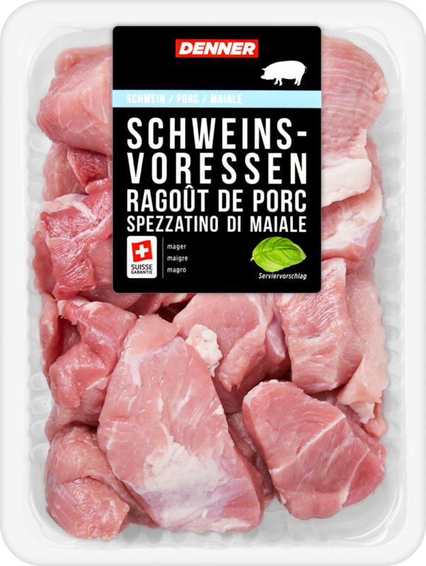 Denner Schweinsvoressen, mager, ca. 600 g, per kg