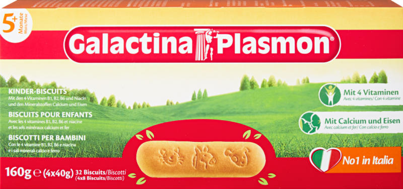 Biscotti Galactina Plasmon, Biscotti, 160 g
