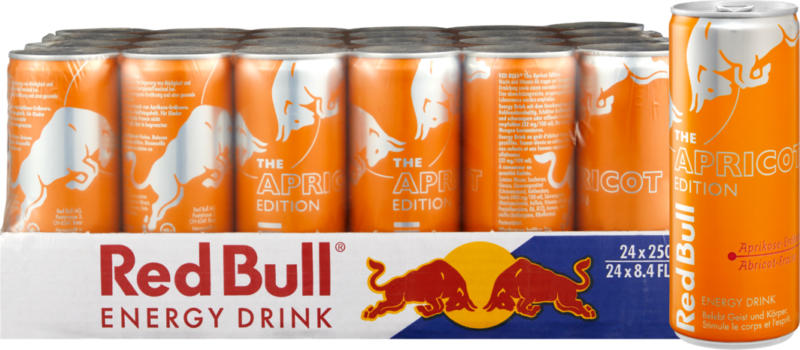 Red Bull Energy Drink The Apricot Edition , 24 x 25 cl