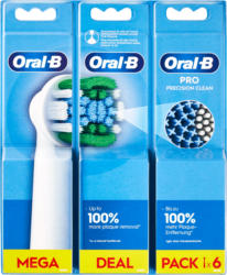Brossettes de rechange Precision Clean Pro Oral-B, 6 Stück