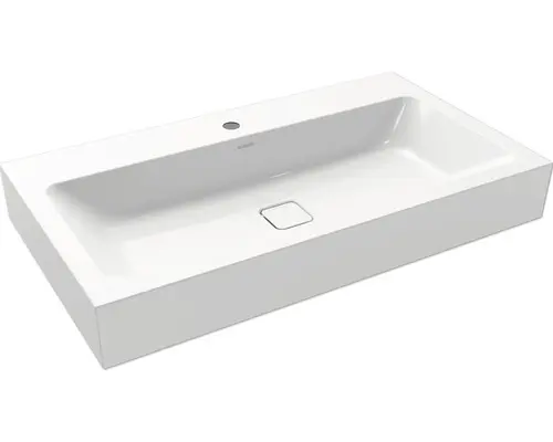 Waschtisch Kaldewei Cono 90x50 cm alpinweiß glänzend Emailliert