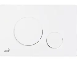 Betätigungsplatte Alca Thin M676 weiß matt