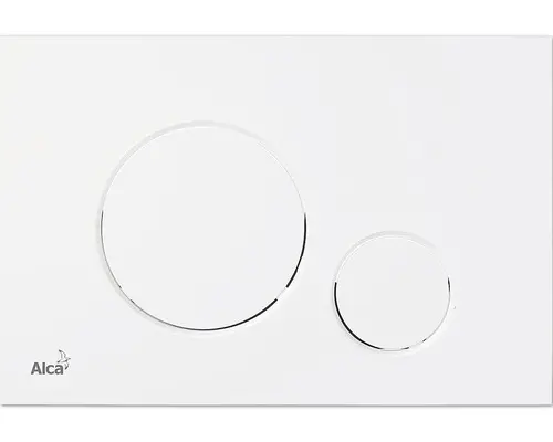 Betätigungsplatte Alca Thin M676 weiß matt