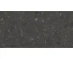 Hornbach Feinsteinzeug Bodenfliese Terrazzo Donau 30x60 cm graphit matt rektifiziert
