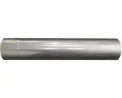 Edelstahl-Badeofenrohr Ø 102 mm silber 0,5 m