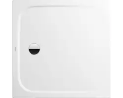 Extraflache Duschwanne Kaldewei Cayonoplan Secure Plus 100x100x1,8 cm alpinweiß glänzend mit vollflächiger Antirutschbeschichtung