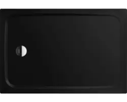 Extraflache Rechteck-Duschwanne Kaldewei Cayonoplan Secure Plus 120x70x1,8 cm cool grey 90 matt mit vollflächiger Antirutschbeschichtung