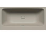 Hornbach Rechteckbadewanne Kaldewei Asymmetric Duo 190x100 cm warm grey 60 matt