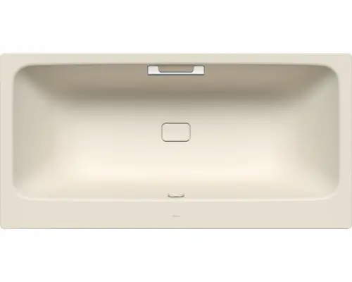Rechteckbadewanne Kaldewei Asymmetric Duo 170x80 cm warm beige 20 matt mit Griffbohrung