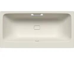 Rechteckbadewanne Kaldewei Asymmetric Duo 190x100 cm warm grey 10 matt mit Griffbohrung
