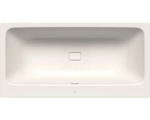 Rechteckbadewanne Kaldewei Asymmetric Duo Perl-Effekt Antislip 190x100 cm pergamon glänzend mit Antirutschbeschichtung und schmutzabweisender Beschichtung
