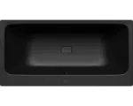 Hornbach Rechteckbadewanne Kaldewei Asymmetric Duo 190x100 cm schwarz matt mit Griffbohrung