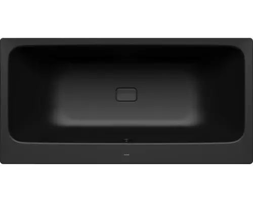 Rechteckbadewanne Kaldewei Asymmetric Duo 190x100 cm schwarz matt mit Griffbohrung