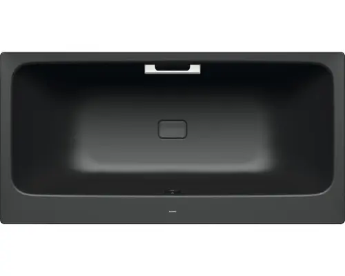 Rechteckbadewanne Kaldewei Asymmetric Duo 180x90 cm cool grey 90 matt mit Griffbohrung