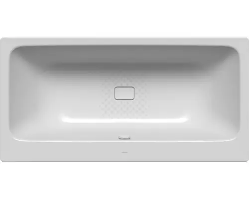 Rechteckbadewanne Kaldewei Asymmetric Duo Perl-Effekt Antislip 170x80 cm manhattan glänzend mit Antirutschbeschichtung und schmutzabweisender Beschichtung