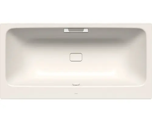 Rechteckbadewanne Kaldewei Asymmetric Duo 190x100 cm pergamon glänzend mit Griffbohrung