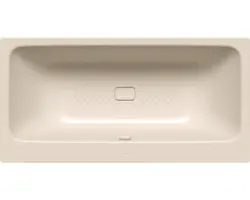 Rechteckbadewanne Kaldewei Asymmetric Duo Antislip 190x100 cm bahamabeige glänzend mit vollflächiger Antirutschbeschichtung