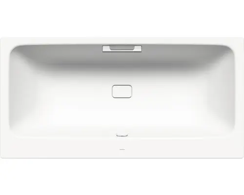 Rechteckbadewanne Kaldewei Asymmetric Duo 190x100 cm alpinweiß matt mit Griffbohrung