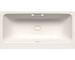 Rechteckbadewanne Kaldewei Asymmetric Duo Antislip 180x90 cm pergamon glänzend mit Griffbohrung und Antirutschbeschichtung